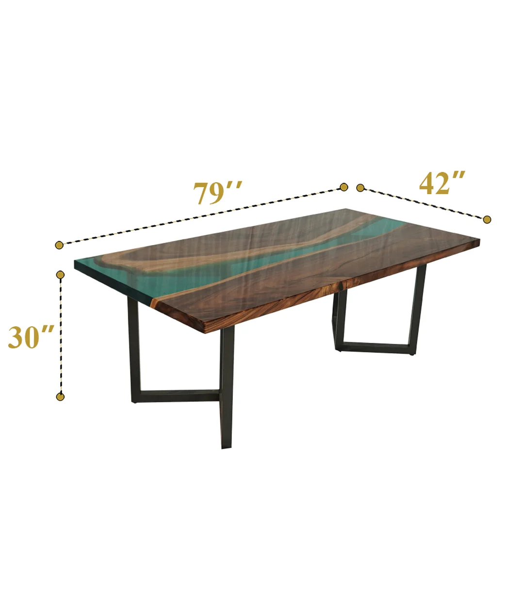 Resin table - Green Setup