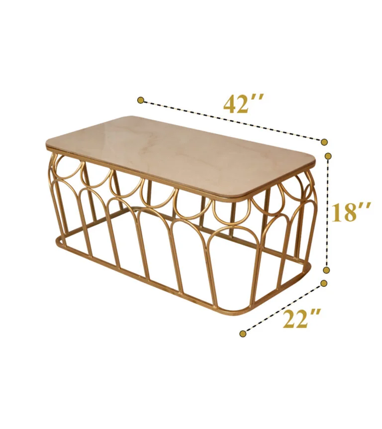 Gold Jhali Coffee Table 2 Setup