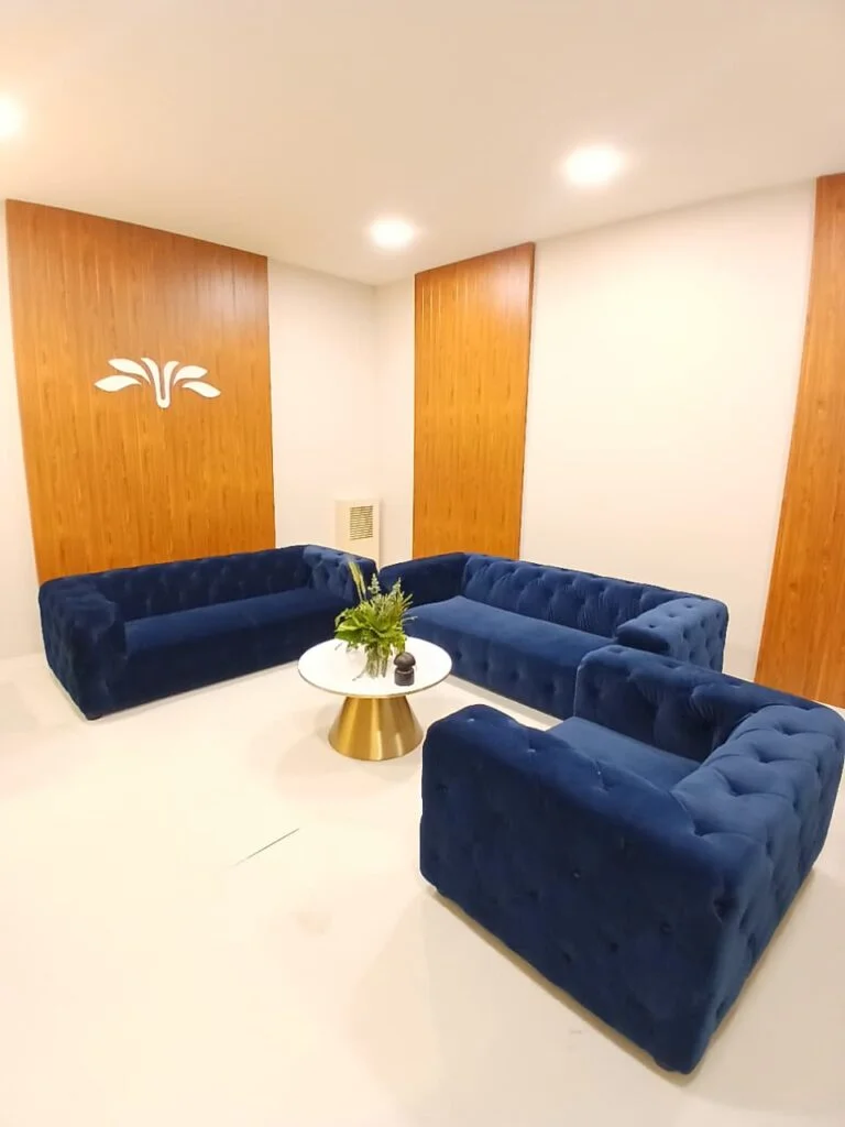 Royal Blue Sofa - Single Seater Setup
