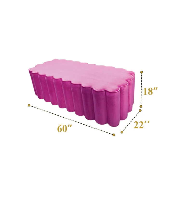 Modern Deewan Backless - Pink Setup