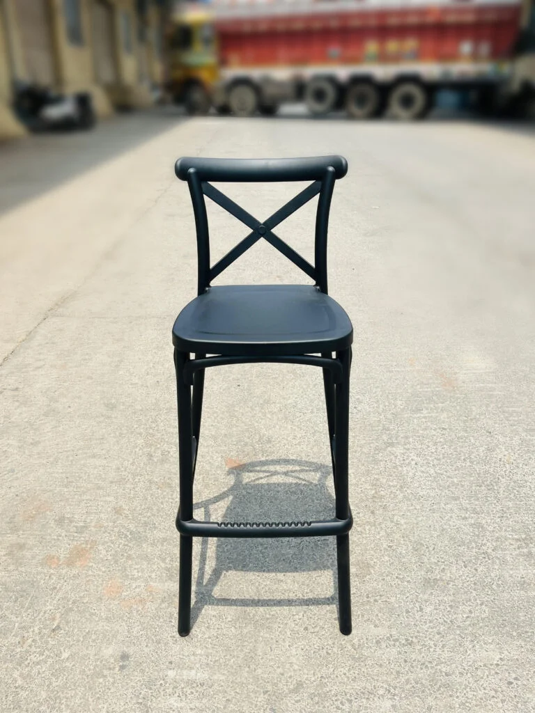 Black Bar Chair Setup