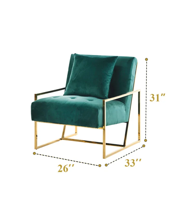 Blush Green Sofa - Single Seater Setup