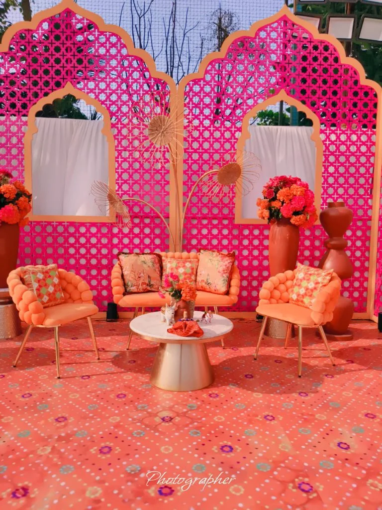 Bubble Sofa 3 Seater - Orange Setup