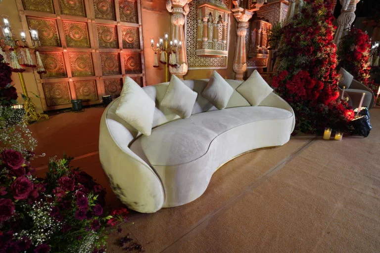 Banana Curve Sofa - Three Seater Setup