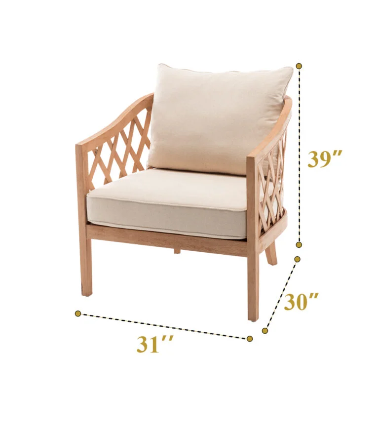 Trellis Sofa - Single Seater Setup