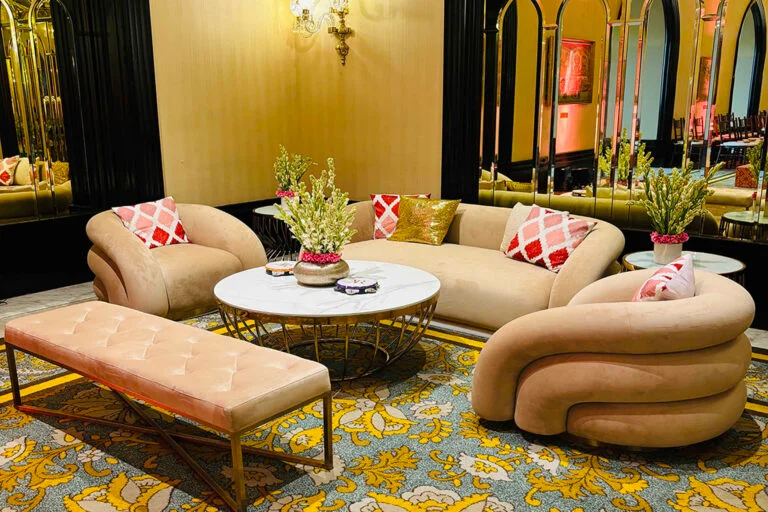 Beige Plum Sofa - Three Seater Setup