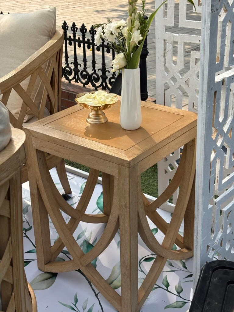 Wooden Side table - Square Setup
