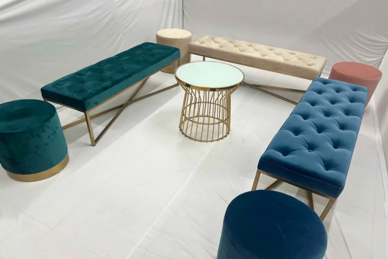Criss Cross Bench - Blue Setup
