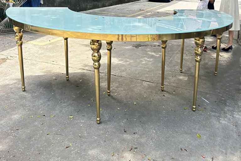 Half Moon Tables Big 8 Pcs setup