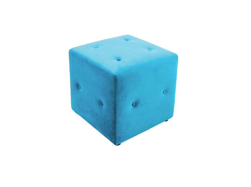 Coral Square Pouffes - Blue