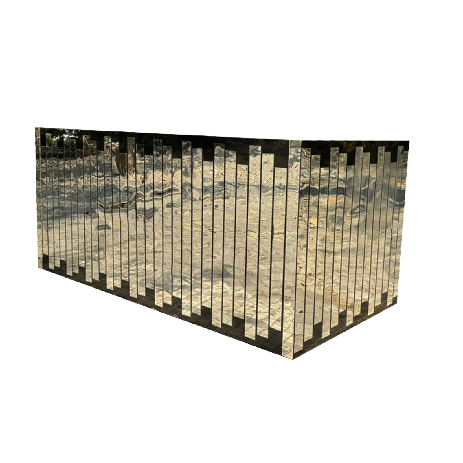 Acrylic Bar Counter - Silver