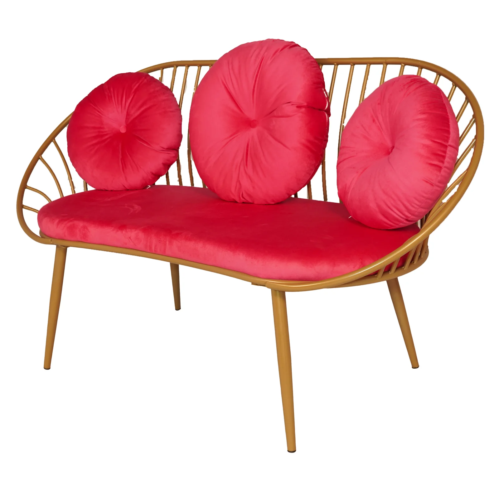 Aerrow Sofa - Rani Pink