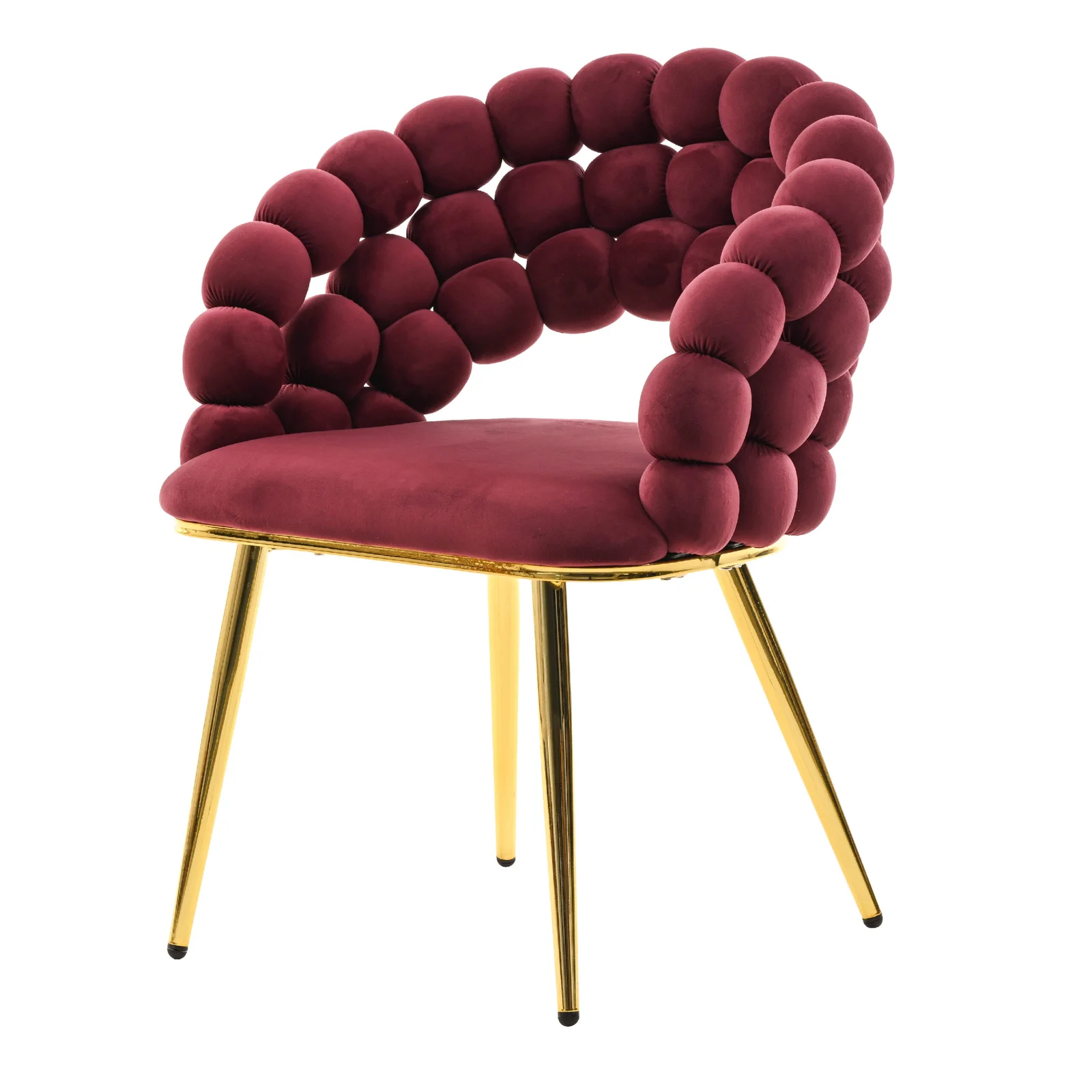 Bubble Sofa 1 Seater - Maroon