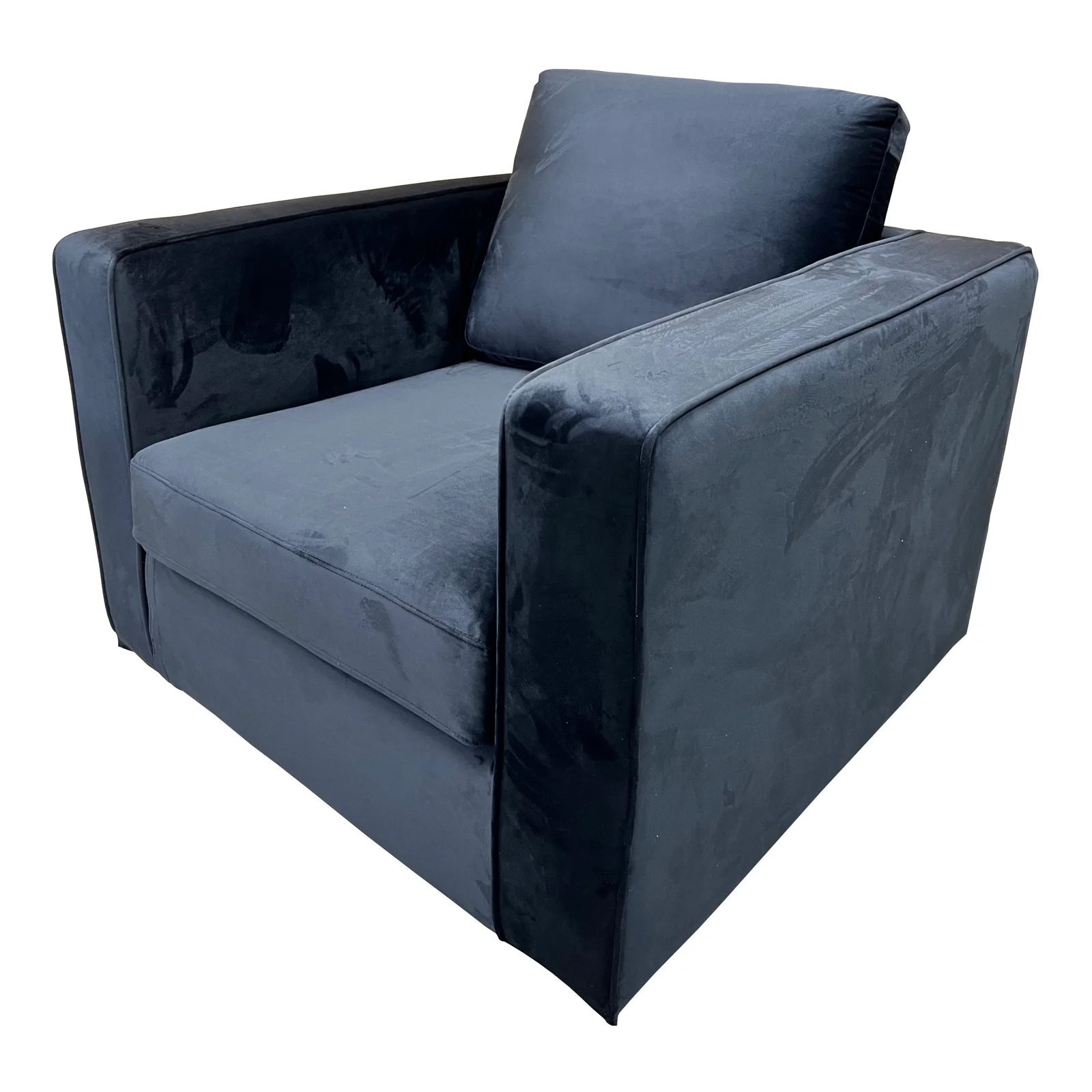 Black Tuxedo Sofa - Single Seater