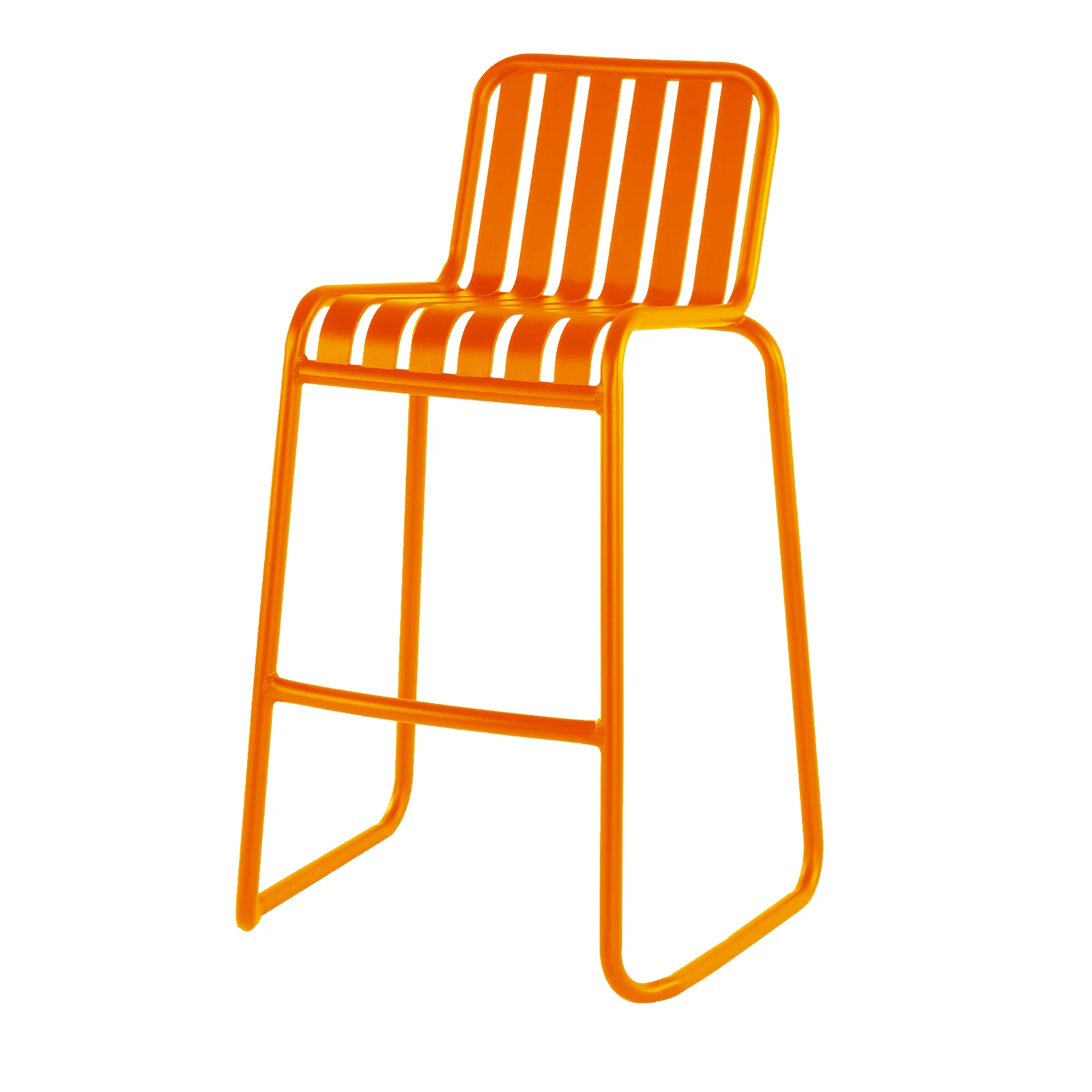 Colourful Bar Chairs - Orange