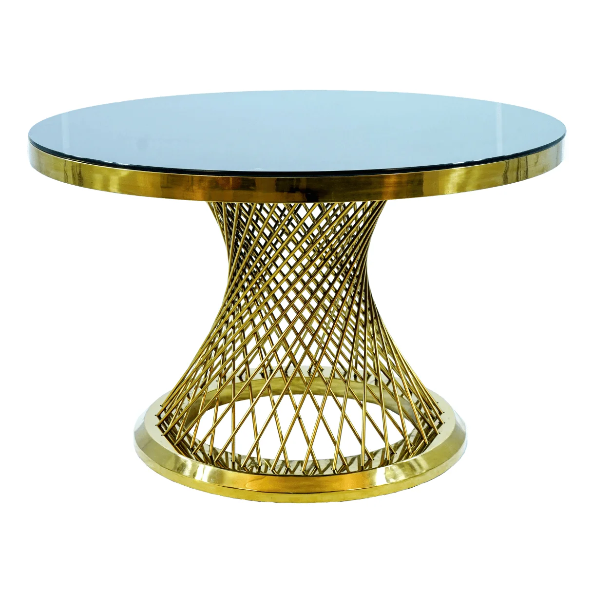 Twisted Gold Round Table