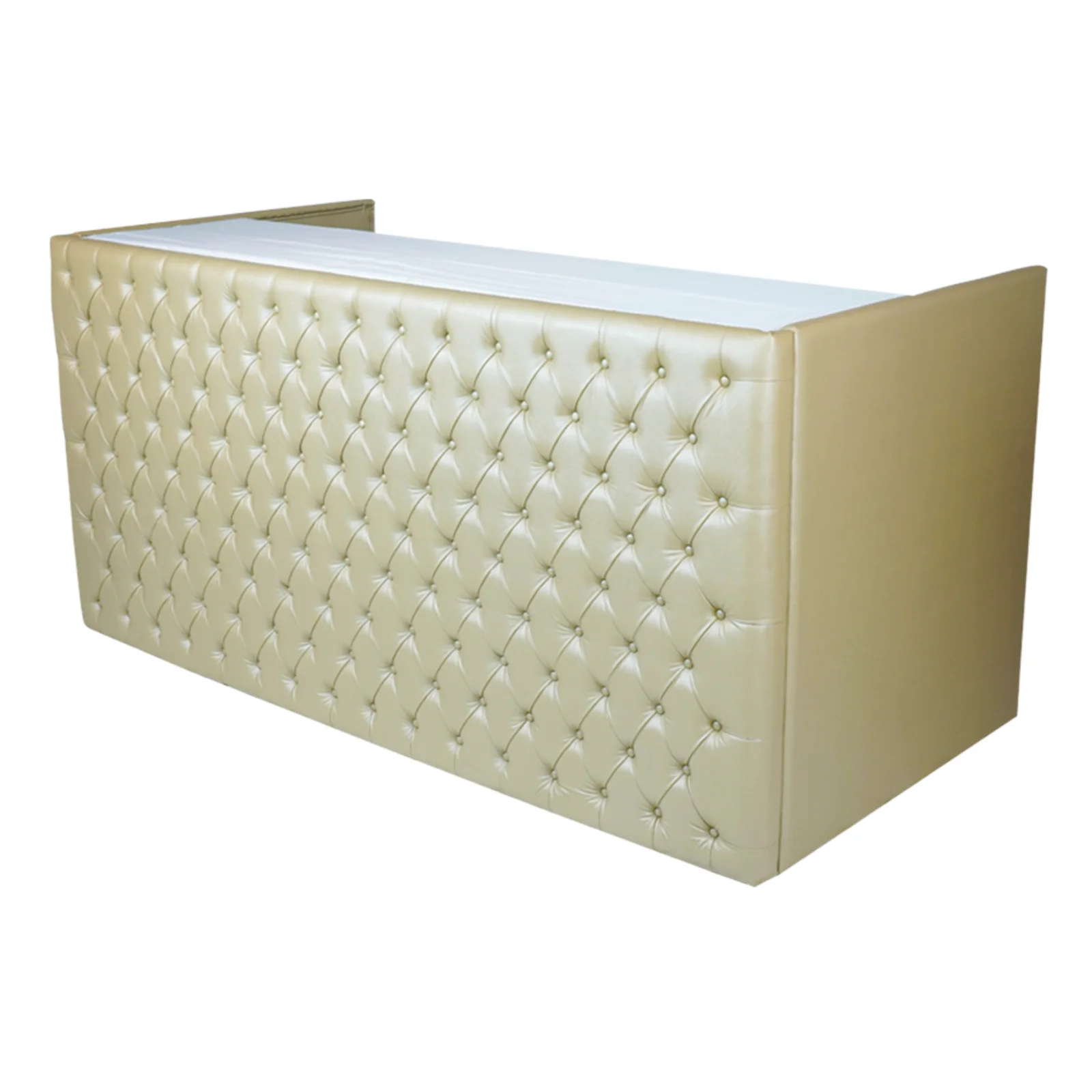 Leather Bar Counter - Gold
