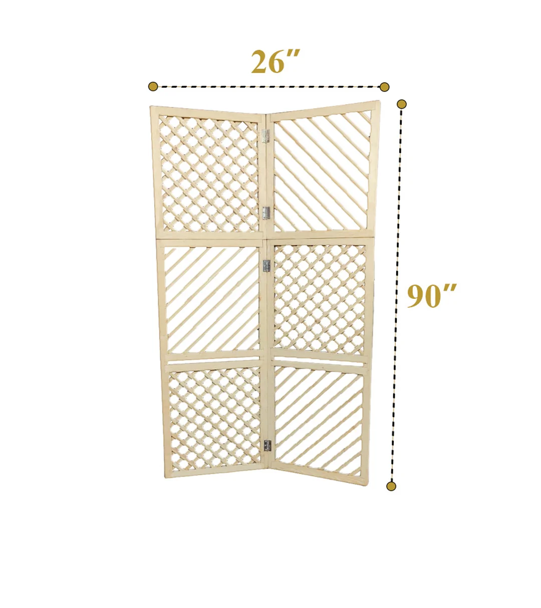 Wooden Trellis Screen