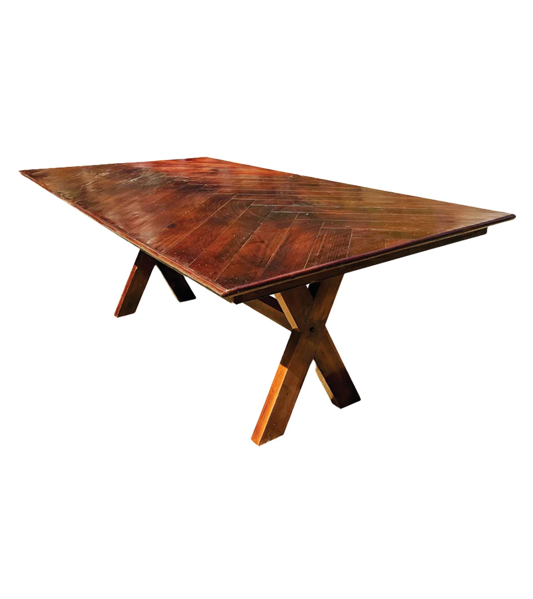 Dark wood table (6.5 x 3.5)