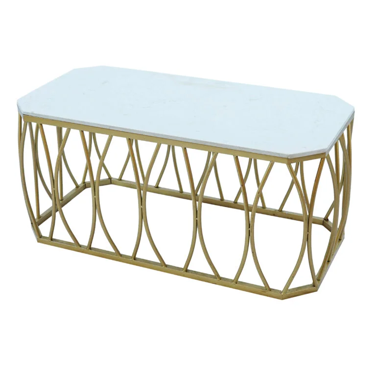 Gold Jhali Coffee Table 1