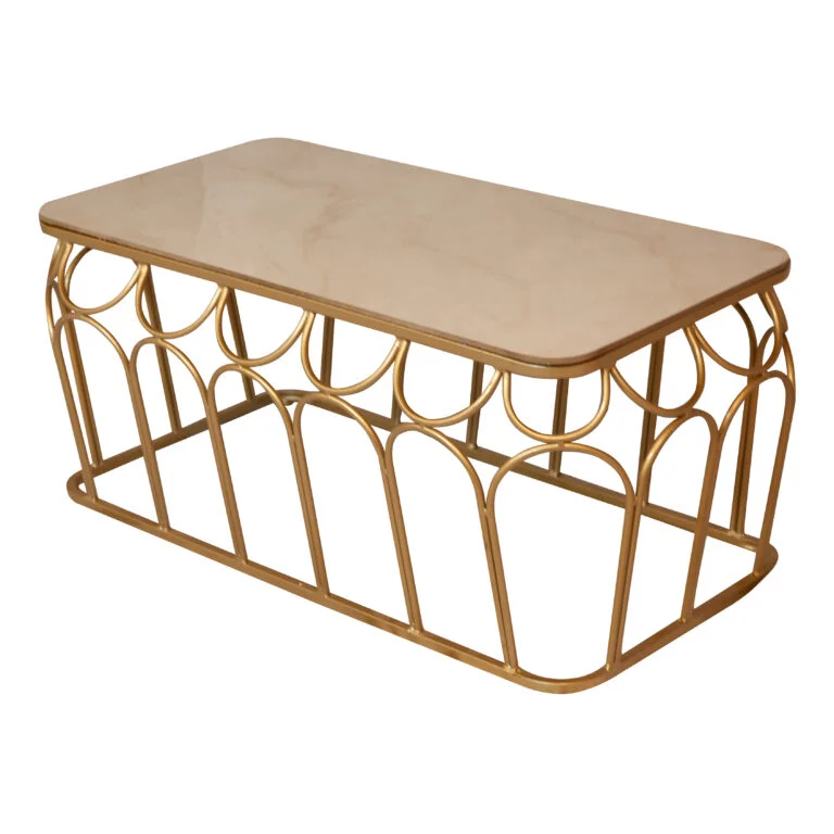 Gold Jhali Coffee Table 2